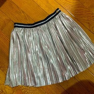 Size 10 girls silver shimmery skirt
